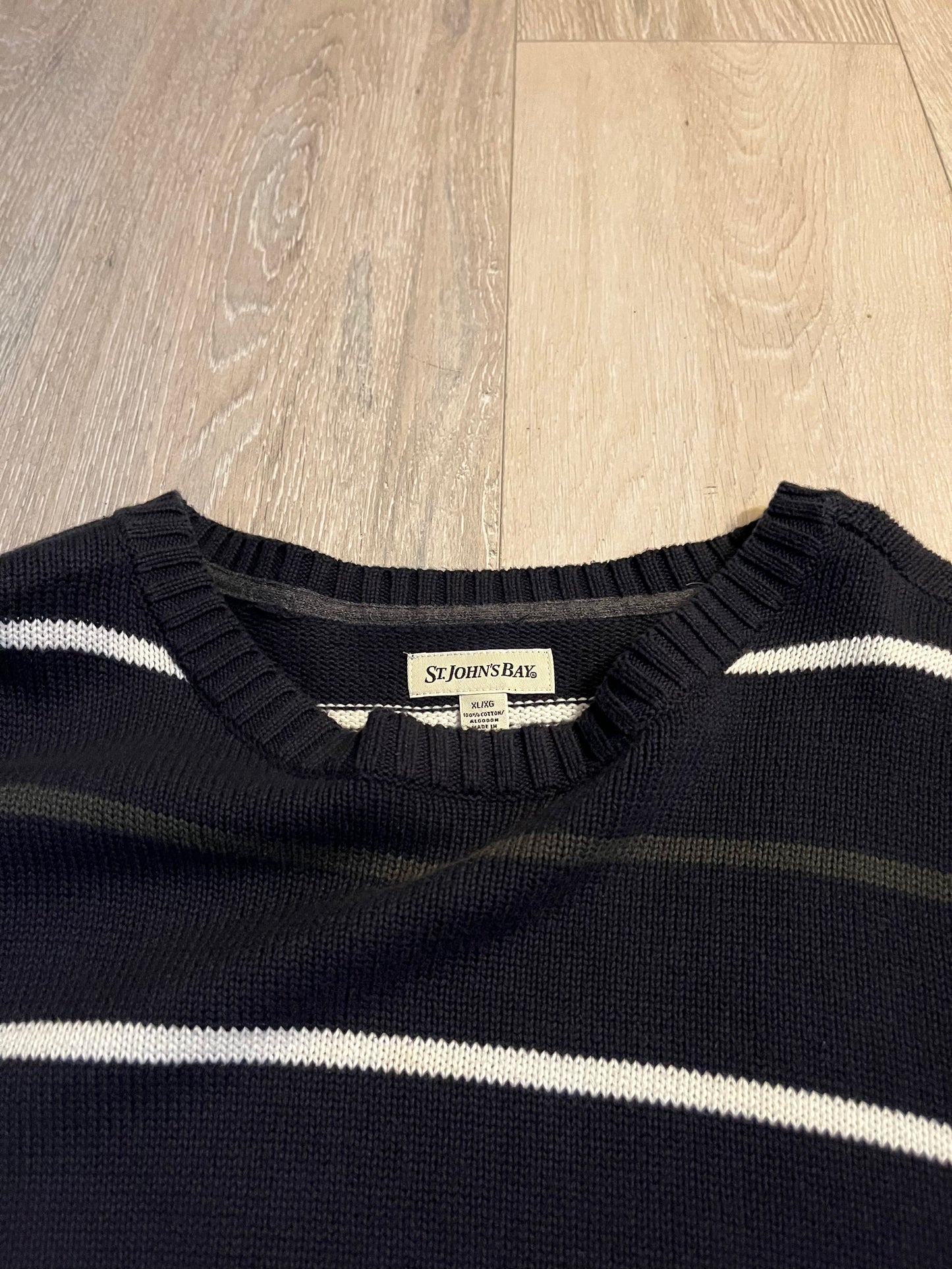 St John's Bay Striped Pullover