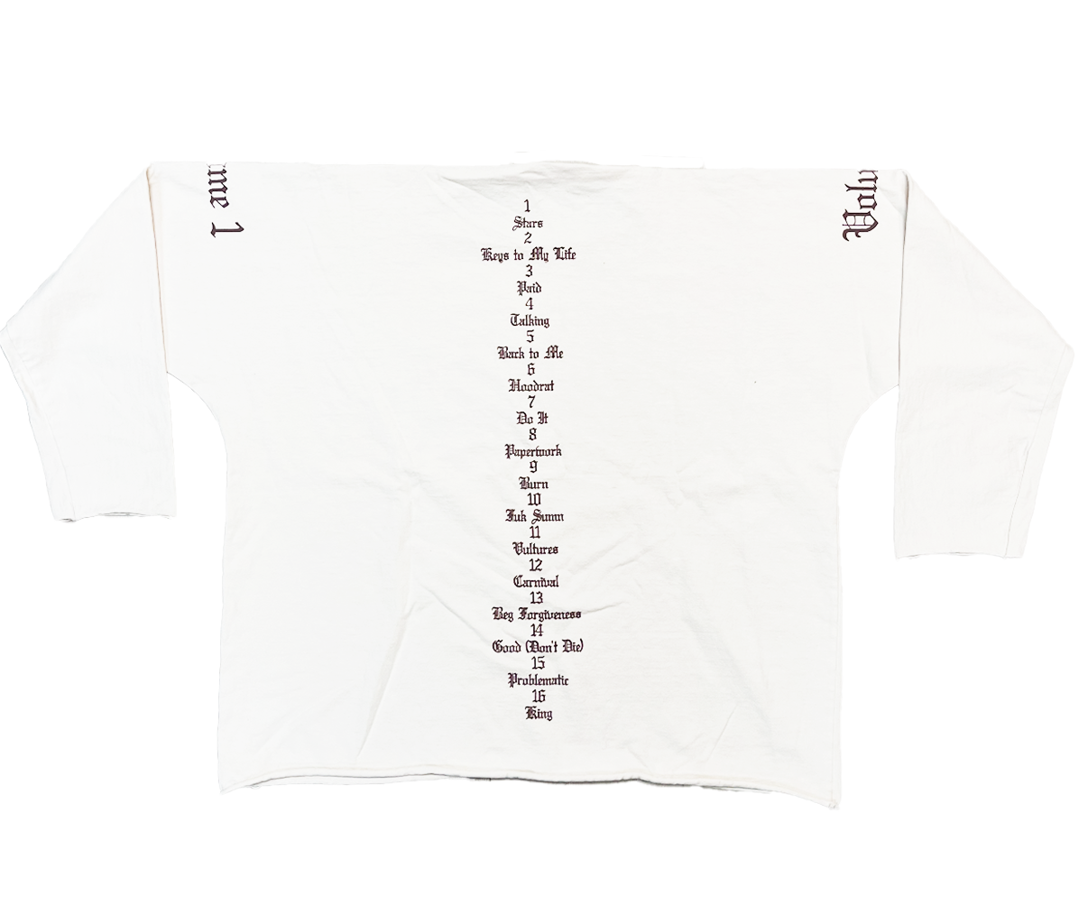 YZY Vultures Long Sleeve White