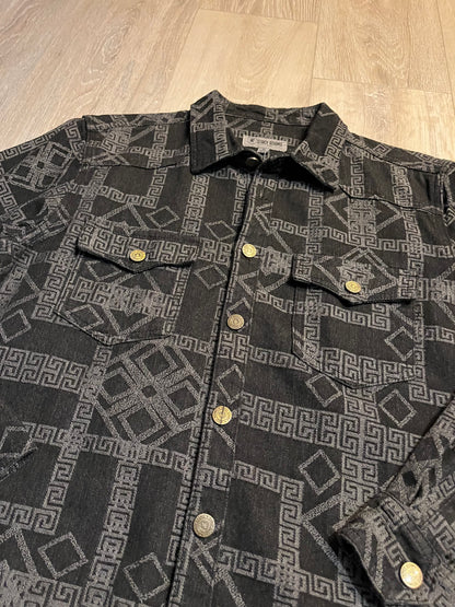 Stacy Adams Geometric Button Up