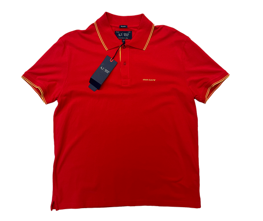 Armani Jeans 81 Red Polo
