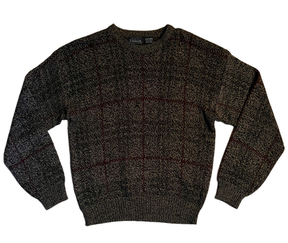 Basic Editions Plaid Sweater