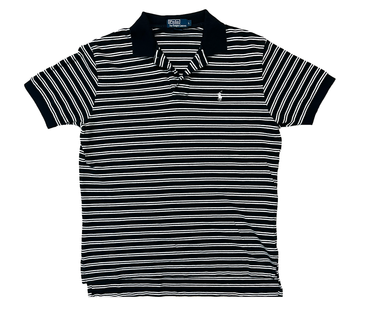 Polo Ralph Lauren Striped Polo (B&W)