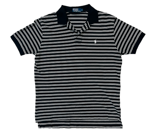 Polo Ralph Lauren Striped Polo (B&W)